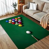 HD Snookered Biliardo Kamuolių Spaudinio Kilimas Svetainei Miegamajam Sofai Durų Kilimėlis Dekoras Sofos Stalo Plotas Kilimas Neslystantis Grindų Kilimėlis 60*90cm