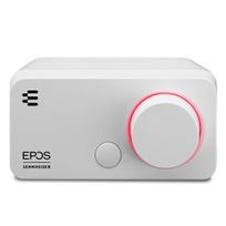 EPOS I Sennheiser GSX 300 Snow Edition Gaming DAC External Sound Card with Surround Sound and Audio EQ Presets for Gaming Amplifier for PC and Mac / balta