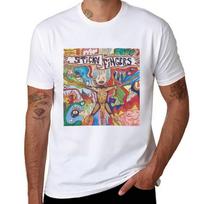 Sticky Fingers Caress Your Soul Inspired Artwork Tshirt Quick Dry Sports Short Sleeve Tee M gray