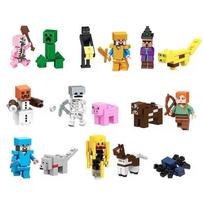 Minecraft Tamsus Kovos Kardas Išpuolio Pasaulis Mini figūrėlės Statybiniai blokeliai Edukacinis žaislas vaikams