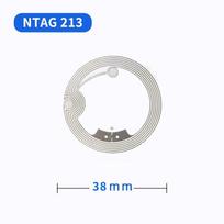 215 Chip RFID NFC Music Wall Tag: Passive Induction & Anti-Counterfeiting 213 Wet Tag - 38mm (Inner Hole 15mm)