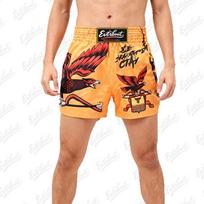 EVERBOUT Muay Thai Shorts Quick Dry Printed Boxing Fitness Fight L Suggested Height 160 brown
