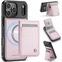JEEHOOD J06 British Style RFID MagSafe Card Bag PU Phone Case For iPhone 18 Pro Max