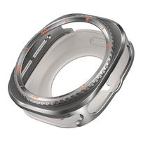 Metalo lydinio dėklas, skirtas Samsung Galaxy Watch Ultra2 2025 priedams, kietas rėmelio dėklas, apsauga, skirta Galaxy Watch Ultra 47mm Galaxy Ultra 2025 gray