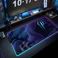 omen valorant Pelės kilimėlis RGB Žaidimų pelės kilimėlis Didelis LED kilimėlis PC stalo kilimėlis Šviečiantis pelės kilimėlis Dideli klaviatūros kilimėliai Stalo kilimas Su 700x300x3mm