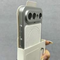For VIVO X300 FE Case New Luxury High Quality Leather For Magsafe Magnetic Anti-fingerprint Cover For vivo X300 FE Shell Bumper Vivo X300 FE balta