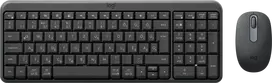 Logitech MK250 Kabelloses Tastatur- und Maus-Set QWERTZ Ungarisch Graphit 10m Reichweite