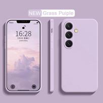 Colorful Liquid Silicone Soft TPU Case For S22 S23 S24 FE Plus Samsung Galaxy S25 S24 S23 UItra Protection Soft Phone Cover Samsung  S22 UItra