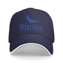 NEW Fashion Winston Hats Hip Hop Hat highQuality Baseball Cap Custom Adjustable Trucker Hat for Unisex  Women Adjustable blue
