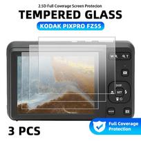 9H Tempered Glass for KODAK PIXPRO FZ55 Screen Protector, HD Clear Durable Anti-scratch Protective Film Camera Accessories