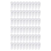 30/60Pcs Curtain Track Gliders Hooks White Traverses Rod Slides Replacement Parts for Window Shower Drapery Curtain