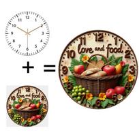 Mid-Century Modern 30x30cm Round Glass Wall Clock with Retro Feel (White,12 in(30.48cm)) balta