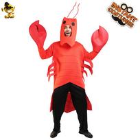 Halloween Adult Lobster Cosplay Costume Festival Party Stage Performance Costume Preferred Outfit Average Size red