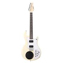 VOX APC-2 Guitar with Built-in Amplifier, Rhythm Machine, Built-in Effector, Travel Guitar, Battery Operated, White