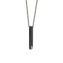 Aerosolry Breathlace Anti Vaping Necklace Breathlace Streso ir nerimo karoliai Natūralūs raminamieji kvėpavimo grandinės karoliai black