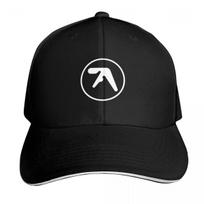 Aphex Twin Organic Baseball Cap Contrast Two Tone Brim Snapback Flat Bill Strapback Dad Hat black