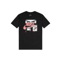 Nike Sportswear Essential Logo Cartoon Print Pullover Short Sleeve T-Shirt Men Tops Black DB6152-010 L white
