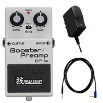 BOSS effect dedicated adapter and VOX guitar cable BP-1W pedal, PSA-100S2, VGS-30 (3-piece set) white