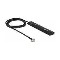 LTE Antenne TS9 Stecker 1,5 dBi omnidirektional starr mit Anschlusskabel RG-174 1 m Klebemontage outdoor schwarz