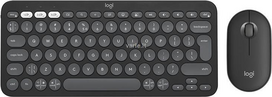 Logitech Pebble 2 Combo Tastatur Maus enthalten RF Wireless + Bluetooth QWERTY Dnisch - Finnisch - Norwegisch - Schwedisch Graphit (920-012257)