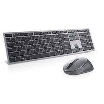 Kompiuterio klaviatūra Dell  Premier Multi-Device Keyboard and Mouse   KM7321W Keyboard and Mouse Set, Wireless, Batteries included, EN/LT, Titan grey