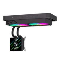 Aušintuvai gamemax  CPU Liquid Cooler | GLACIER 240 LCD BK | Black