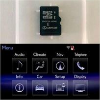 Navigacijos žemėlapių „microSD“ kortelė LEXUS 2025/2026 V1, Europa, GENE 8/9, CT, GS, IS, LS, NX, RC