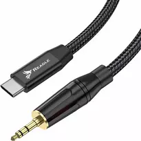 USB laidas Reagle USB-C - mini Jack 3.5 mm 5 m Juodas