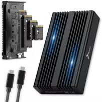 Kišenė Reagle SSD diskui M.2 NVME PCIE 40Gbps korpusas M2 Thunderbolt 4 USB-C 4.0