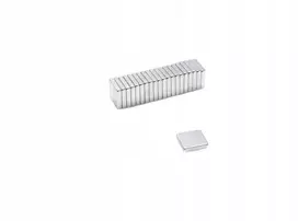 Neodimio magnetas, plokštelė Mpł 10x10x2 N38, komplektas 100 vnt.