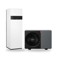 Viessmann šilumos siurblys oras-vanduo R290 monoblokas Vitocal 200-A ie Compact B10 230 Z035469 su integruotu boileriu 190L 12kW