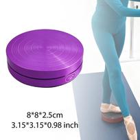 Baleto sukimosi lenta aliumininė neslystanti gimnastikai gimnastams dailiajam čiuožimui Violet 8cm purple