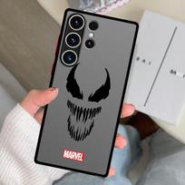 Case for Samsung Galaxy S26 S21 S22 S20 Note 20 10+ S23 FE S25 Ultra S24 Plus Funda Phone Cover Marvel Avengers Hero Logo Galaxy S26 Ultra black