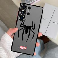 Case for Samsung Galaxy S26 S21 S22 S20 Note 20 10+ S23 FE S25 Ultra S24 Plus Funda Phone Cover Marvel Avengers Hero Logo Galaxy S23 FE black
