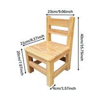 vaikams visiškai surinktas stabilus pufas kopėtėlės atlošas tvirtas darželio durų anga butas Sitting height 20cm beige