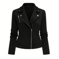 New Hot Selling Womens Casual Crossborder Jacket Coat XL black