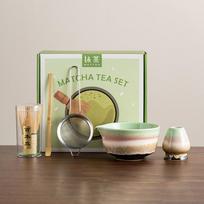 5 vnt. Japoniškas matcha arbatos rinkinys Matcha dubenėlis Bambukinis plaktuvas Samtelis Tradicinis arbatos ruošimo rinkinys Dovanų dėžutė C