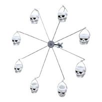 Halloween Ferris Wheel Bird Feeder Durable and Easy to Install Ideal for Attracting Birds to Your Garden white