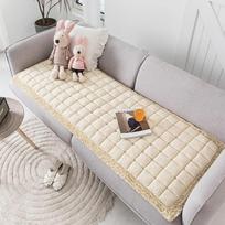 Pure Sofa Cushion New Cotton Hot Selling Allseason Universal Antiskid Pad Thick Mantou Mat For Window Mat Bedside Matches the image,70*70cm