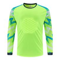 Goalkeeper Jersey Set Long Sleeve Soccer Training Uniform Adult Youth Football Goalie Kit 3XL