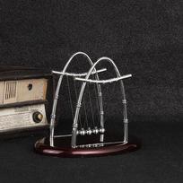 Newton Billiard Ball Physics Ornament: Chaotic Pendulum Stress Relief Gift for Students