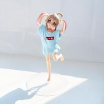 New & -Selling Mahiro Oyama T-Shirt Style Anime Figure | Merchandise - Collectible Model Decoration Toy, Ornament & Gift white