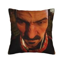 Žaidimų RDR2 Arthur Morgan kvadratinės pagalvės užvalkalai JAV Vakarų kaubojus Pagalvės užvalkalai Šaunus užtrauktukas Dekoratyvinis pagalvės užvalkalas namams 18 20x20Inch