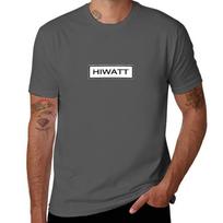 Best Selling Hiwatt Amplification Tshirt Large Size Short Sleeve Tshirt M black