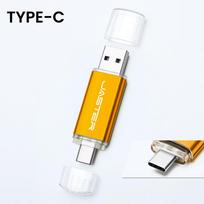 High Speed TYPE C 2in1 USB Flash Drive 128GB 64GB 32GB Metal Pen Drive Smart Phone Car TV USB Stick 4GB 8GB 16GB Creative Gift
