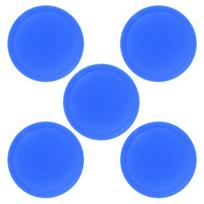 5 vnt. apvalūs ledo ritulio rituliai Oro ritulio rituliai Kamuoliuko keitimas Sunkūs ledo ritulio stalų rituliai žaidimų stalams Įranga blue