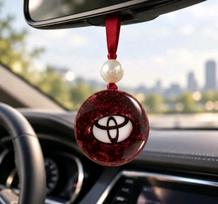 Automobilio veidrodėlio pakabukas Toyota 4 cm su reguliuojamu karoliuku