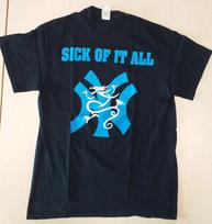 Sick Of It All Band Logo Black Shirt Unisex S-5XL AR514 XXXL blue