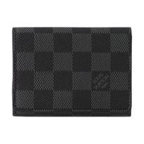 LOUIS VUITTON Enveloppe Carte De Visite Damier Graphite (Unisex) Card Holders N63338 Size: one size Package: 3