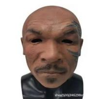 Hot-selling boxing headgear featuring the image of boxing champion Mike Tyson Latex mask Halloween party funny selfie impersonation costume character Tyson